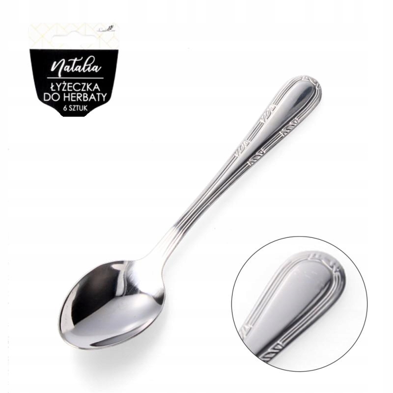 łyżeczki do herbaty 6szt. NATALIA | STA7332