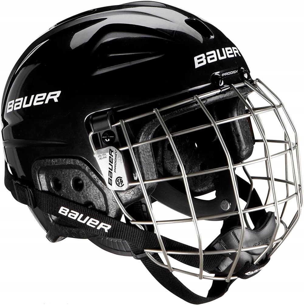 KASK BAUER Z MASKĄ DO HOKEJA NA LODZIE 48,5-54 CM