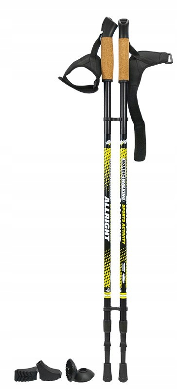 KIJKI NORDIC WALKING 2cz. ALLRIGHT BLACK