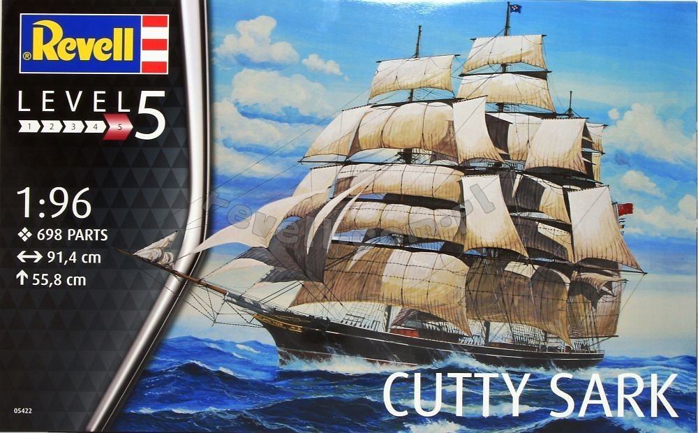 Model statku do sklejania REVELL Cutty Sark E2