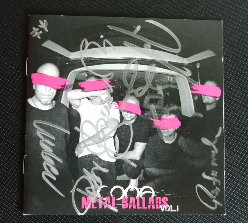 Coma CD "Metal Ballads"- autografy-aukcja dla Kuby