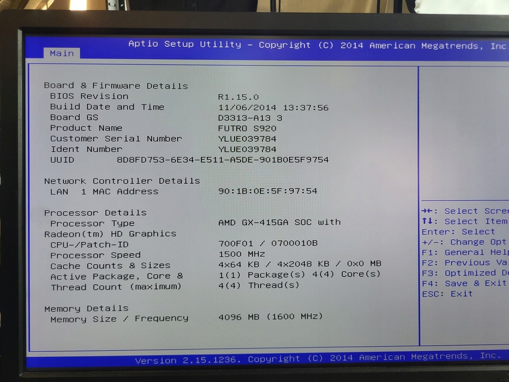 Fujitsu FUTRO S920 AMD GX-415GA (2281872)