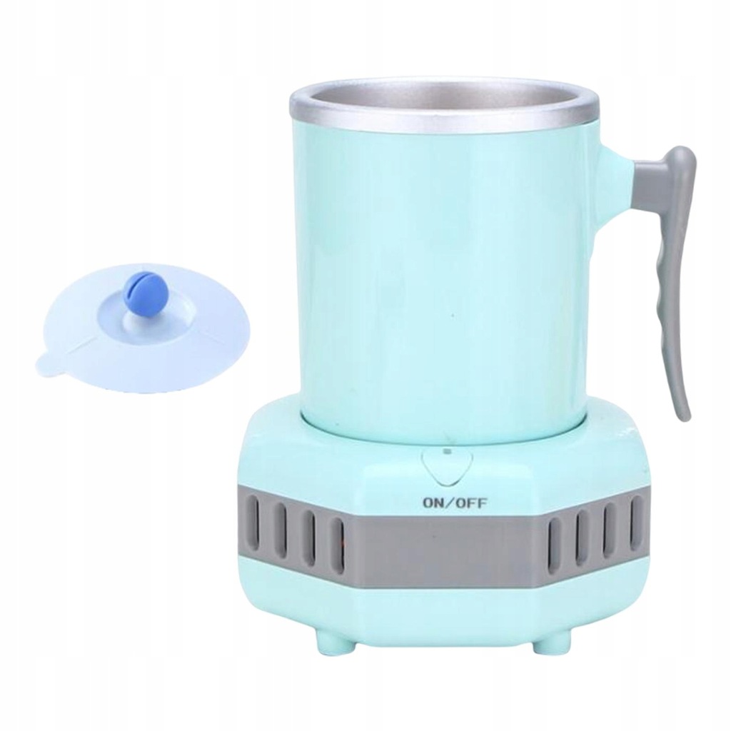 Desktop Quick Cooling Cup Drink Chiller 110 V Light Weight Mini Fridge Blue