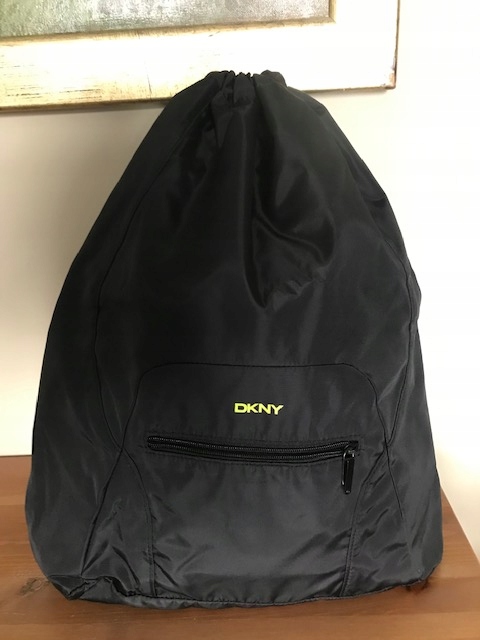 Plecak worek DKNY oryginalny, czarny