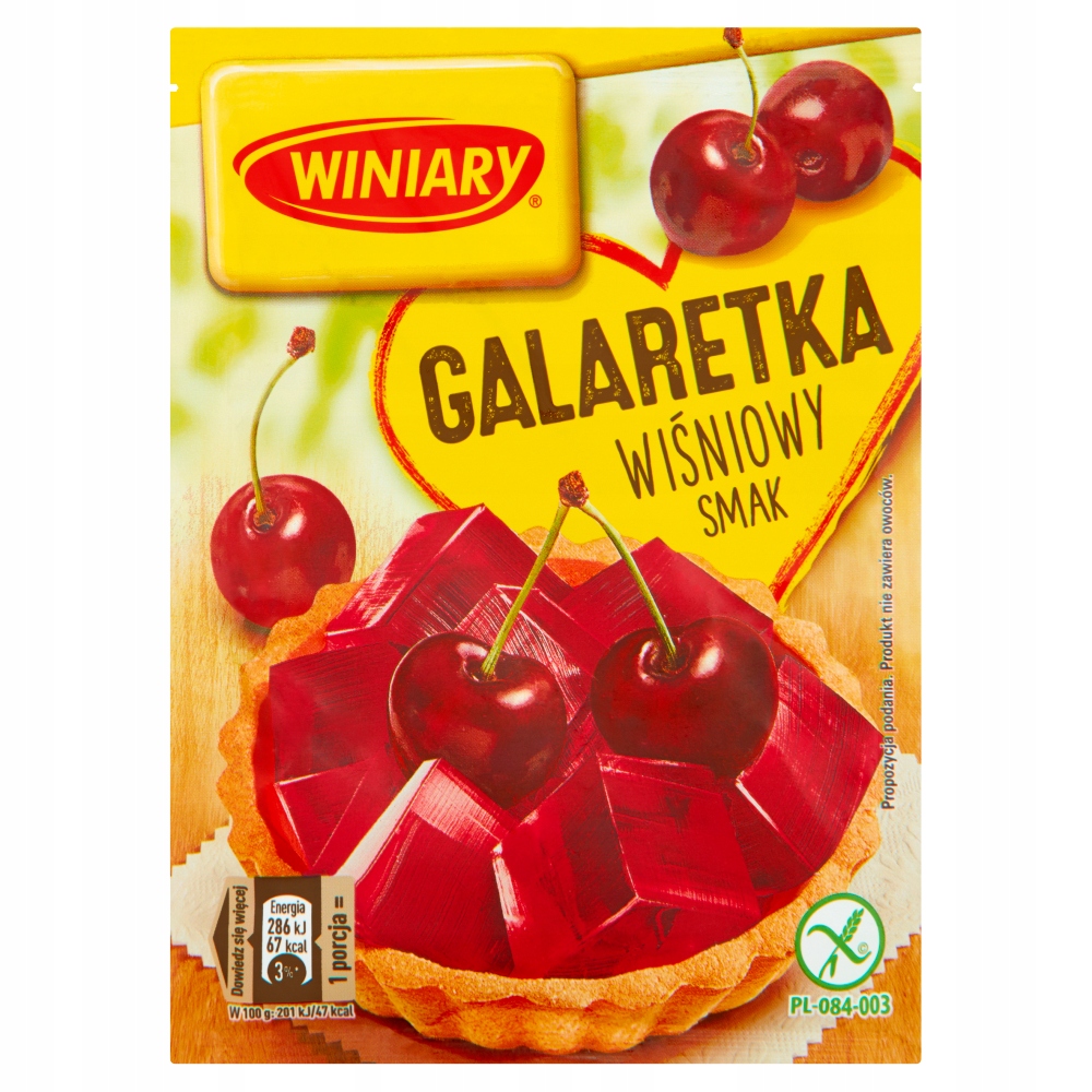 Winiary Galaretka Wiśniowy Smak 71 G