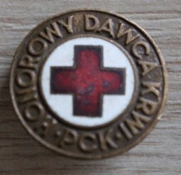 PCK - HONOROWY DAWCA KRWI - PRZYPINKA PRL