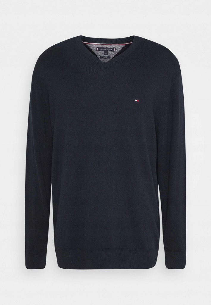 I5B301*TOMMY HILFIGER SWETER MĘSKI GRANATOWY L P00