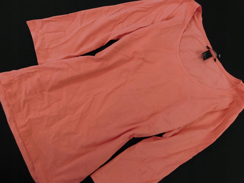 0812d86 H&M bluzka RÓŻOWA klasyczna BASIC L