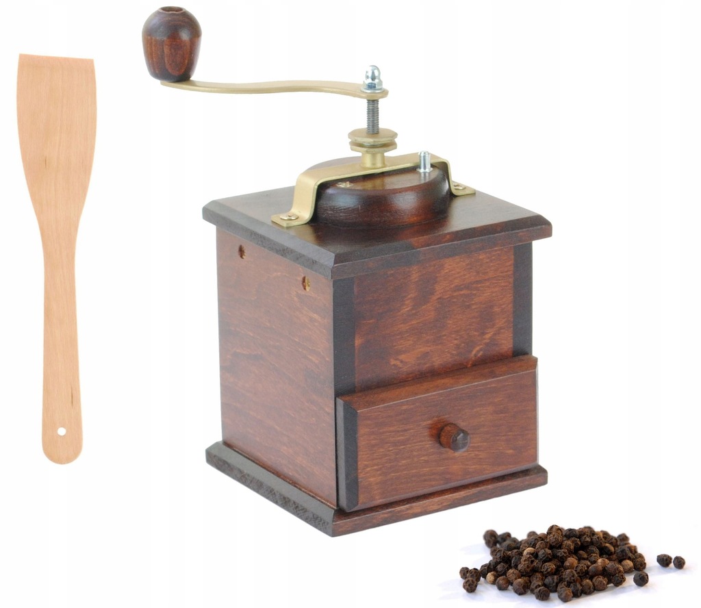 Купить РУЧНАЯ ДЕРЕВЯННАЯ МЕЛЬНИЦА ДЛЯ КОФЕ И ПЕРЦА С РУКОЯТКОЙ: отзывы ...