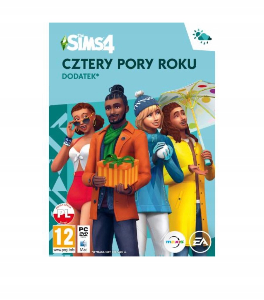 THE SIMS 4 CZTERY PORY ROKU KOD PC