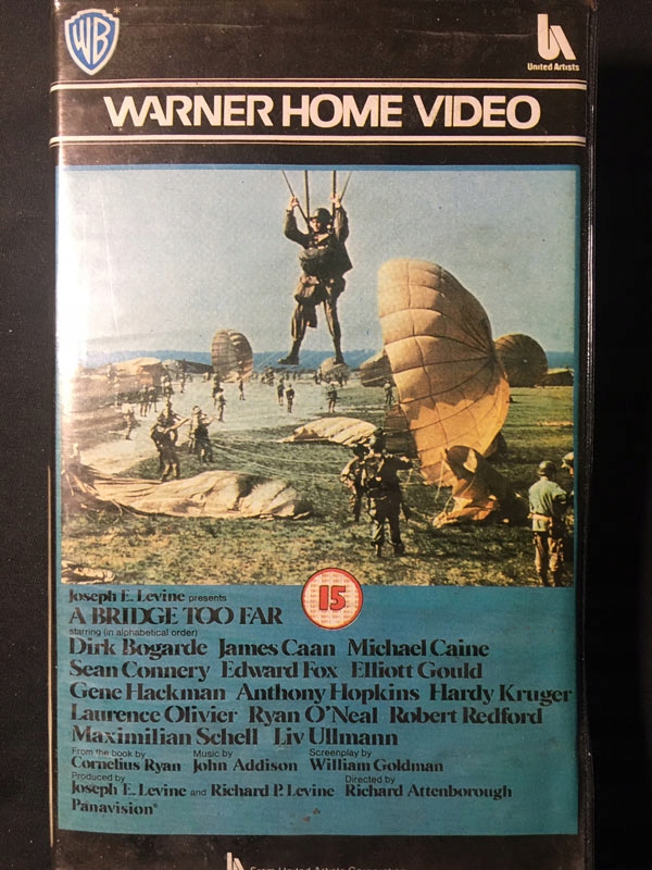 O JEDEN MOST ZA DALEKO 1977 VHS Sean Connery