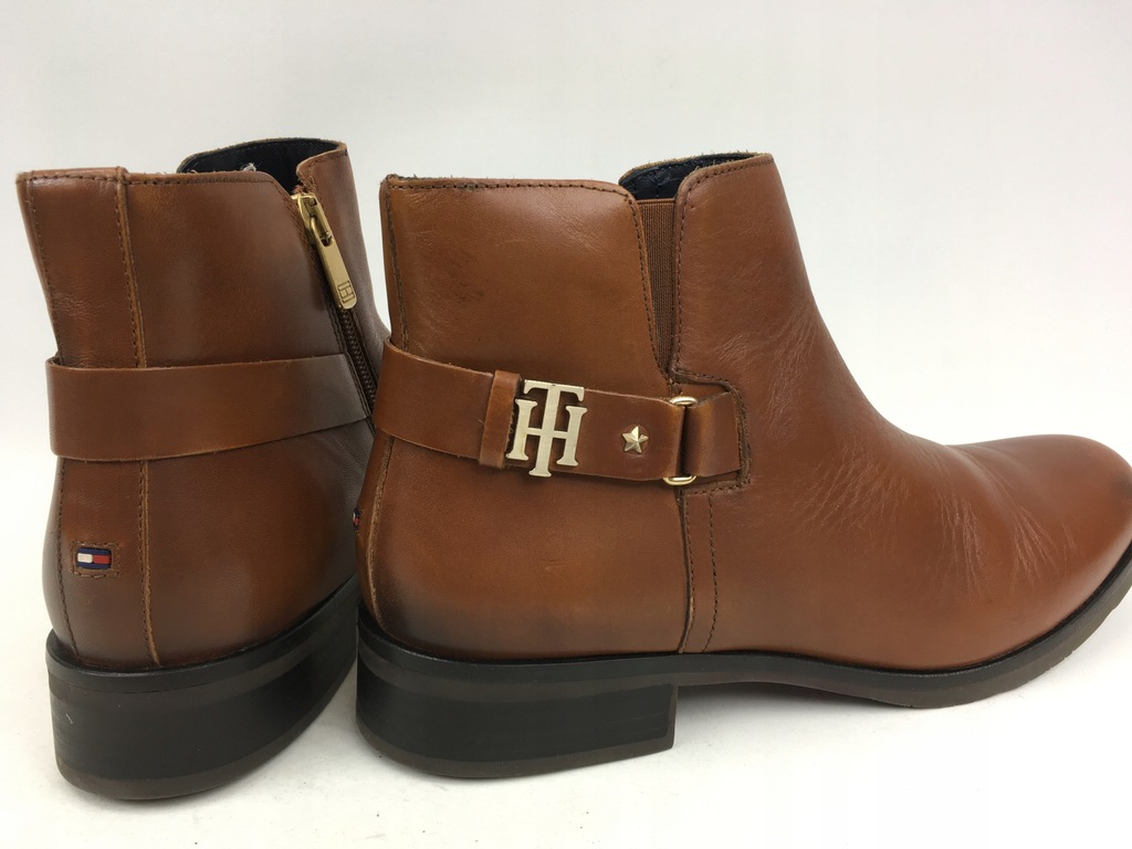 m799 botki sztyblety karmelowe Tommy Hilfiger 41