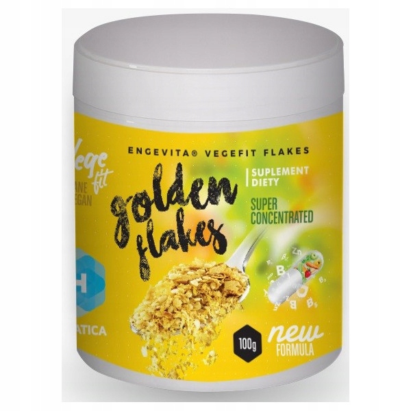 Hepatica Golden Flakes 100 g żywność wegetariańska