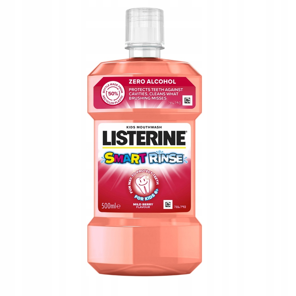 Listerine Smart Rinse płyn do płukania jamy ustnej dla dzieci Berry 50 P1