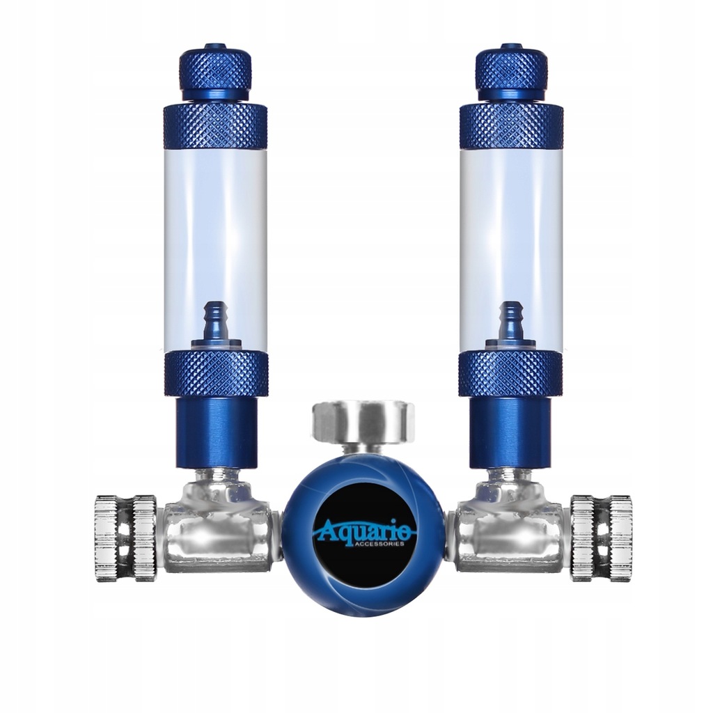 REDUKTOR CO2 PODWÓJNY Aquario BLUE TWIN Standard