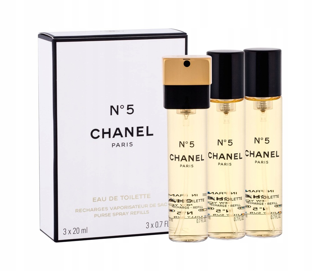 Perfumy Chanel No.5 Woda Toaletowa 3x20ml