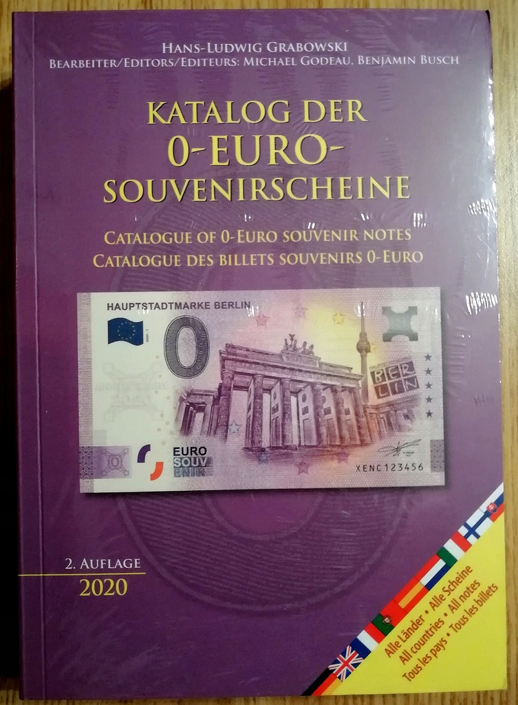 Katalog 0 Euro Souvenirscheine - nowy, folia