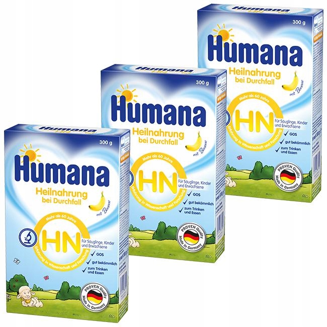 Humana HN mleko przeciw biegunkom 3x 300 g