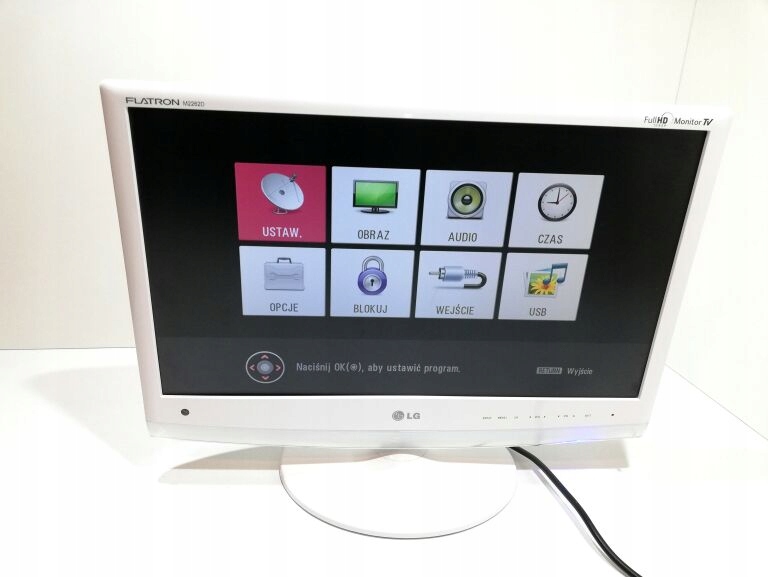 TELEWIZOR MONITOR LG FLATRON M2262D FHD DVB-T