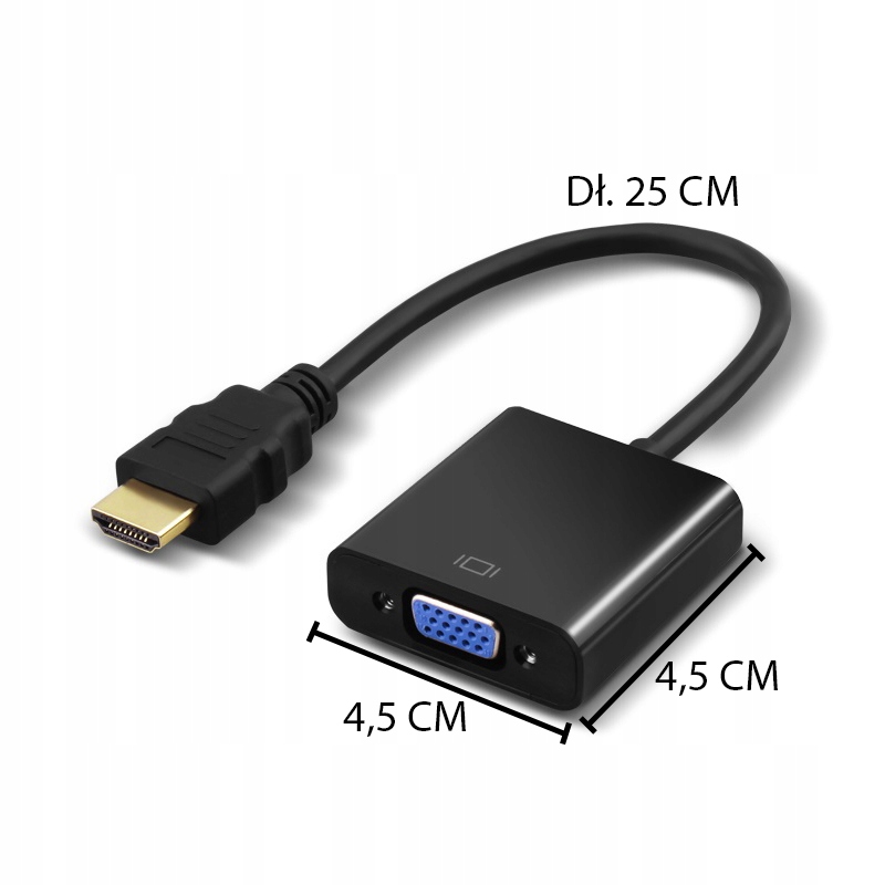 Купить ПРЕОБРАЗОВАТЕЛЬ HDMI В VGA D-SUB КАБЕЛЬ-АДАПТЕР МОНИТОР: отзывы, фото, характеристики в интерне-магазине Aredi.ru