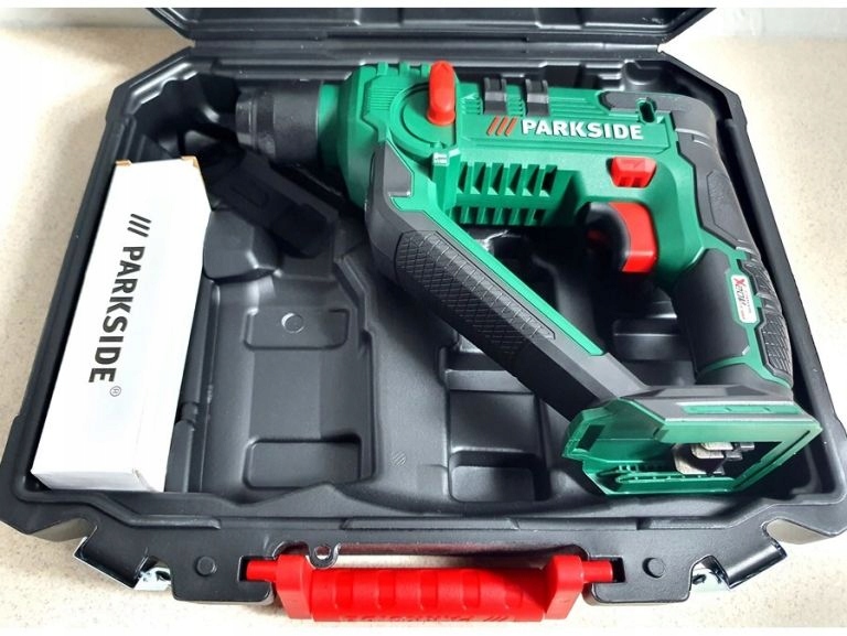 Martello Perforatore Senza Fili Parkside PABH 20 Li - Batteria X20V, Custodia E Accessori - Foto 14