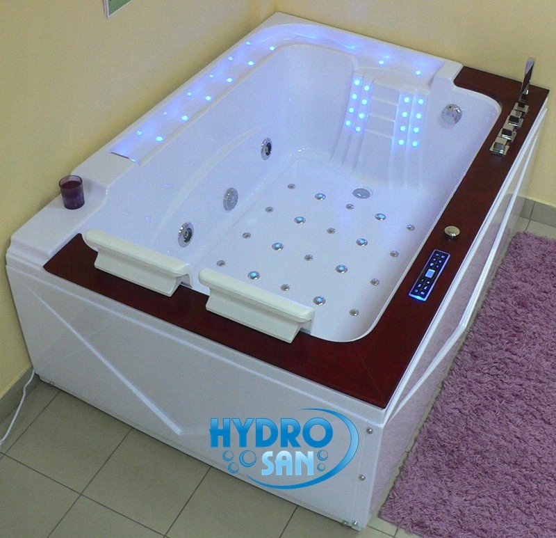 WANNA Z HYDROMASAŻEM SPA 33 DYSZE OZON LED 170x120 8957916200