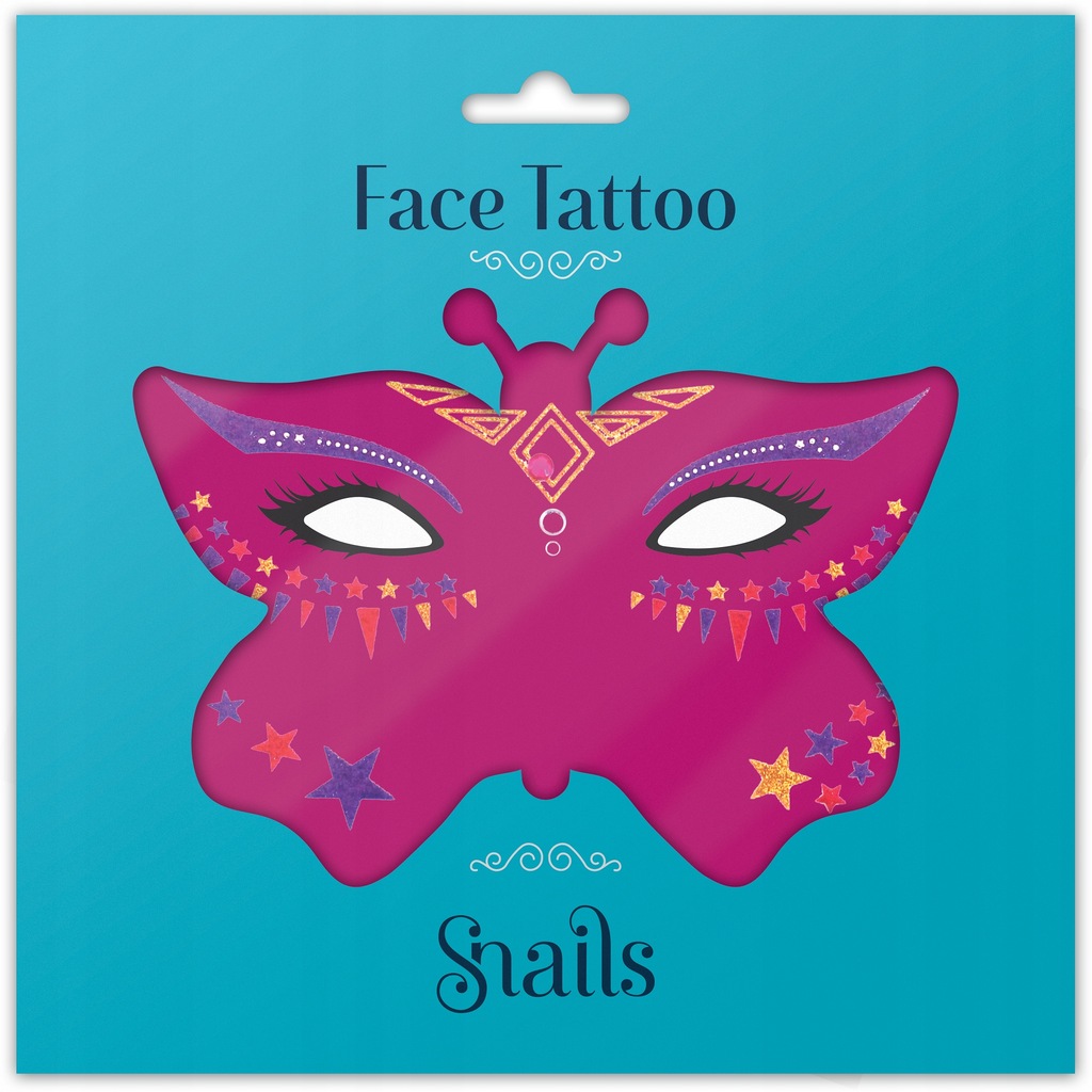 Naklejki na twarz Face Tattoo Snails Fairy Dust 13047135214