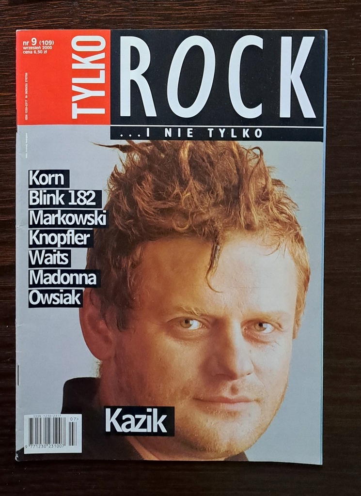 TYLKO ROCK - 9/2000 KAZIK. KORN. BLINK 182. MARKOWSKI. KNOPFLER. OWSIAK.