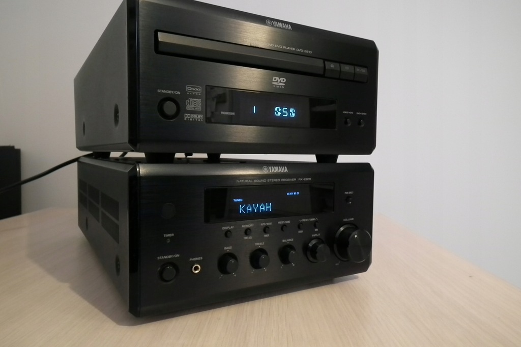 WIEŻA YAMAHA AMPLITUNER RX-E810 CD/DVD E810 BDB