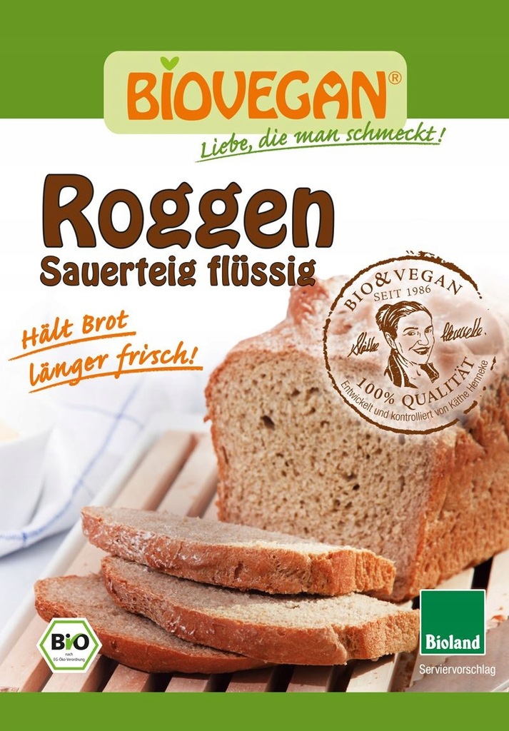 Zakwas chlebowy żytni w płynie bio 150 g bio vegan