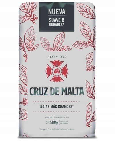 Yerba Mate Cruz de Malta Suave Nueva 500 g 0.5 kg