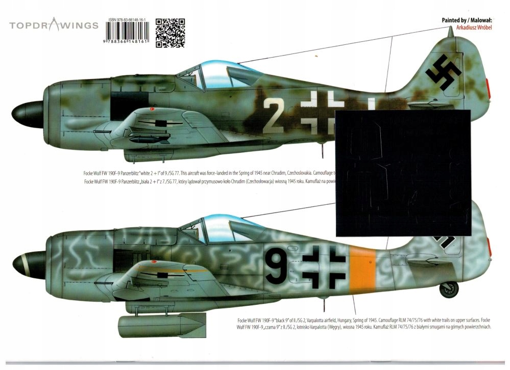 Купить Модели Focke-Wulf Fw 190 S F G - Кагеро Верхние чертежи: отзывы, фото, характеристики в интерне-магазине Aredi.ru