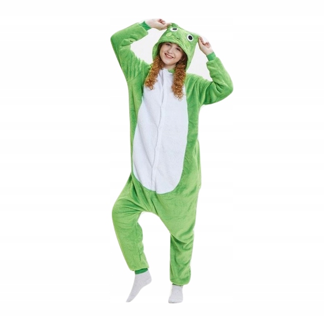 Żaba Piżama Kostium Kigurumi Dres Super Miękki