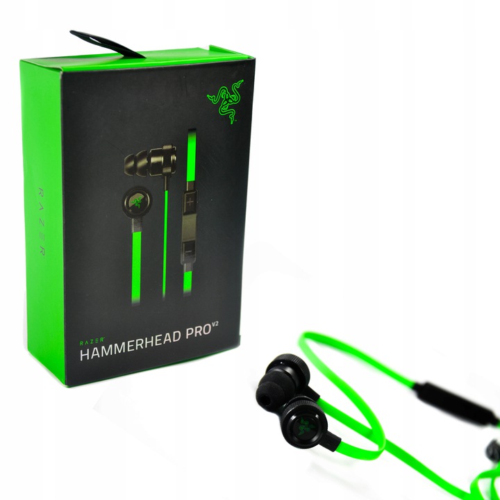 SŁUCHAWKI DOUSZNE RAZER HAMMERHEAD PRO V2 GAMING