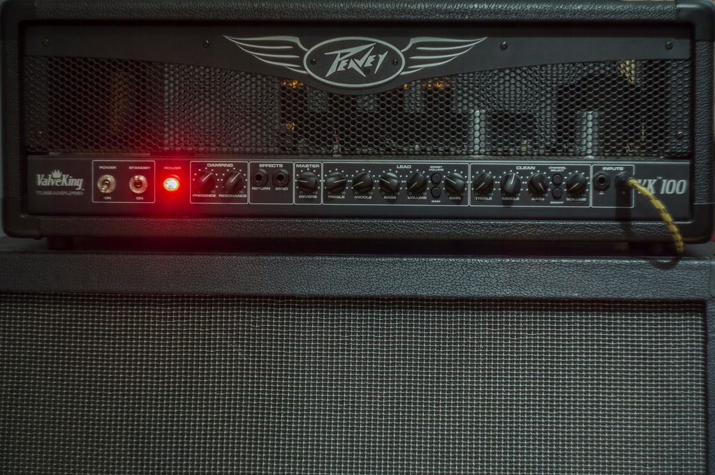 Peavey Valveking VK 100 lampowy head i kolumna 412