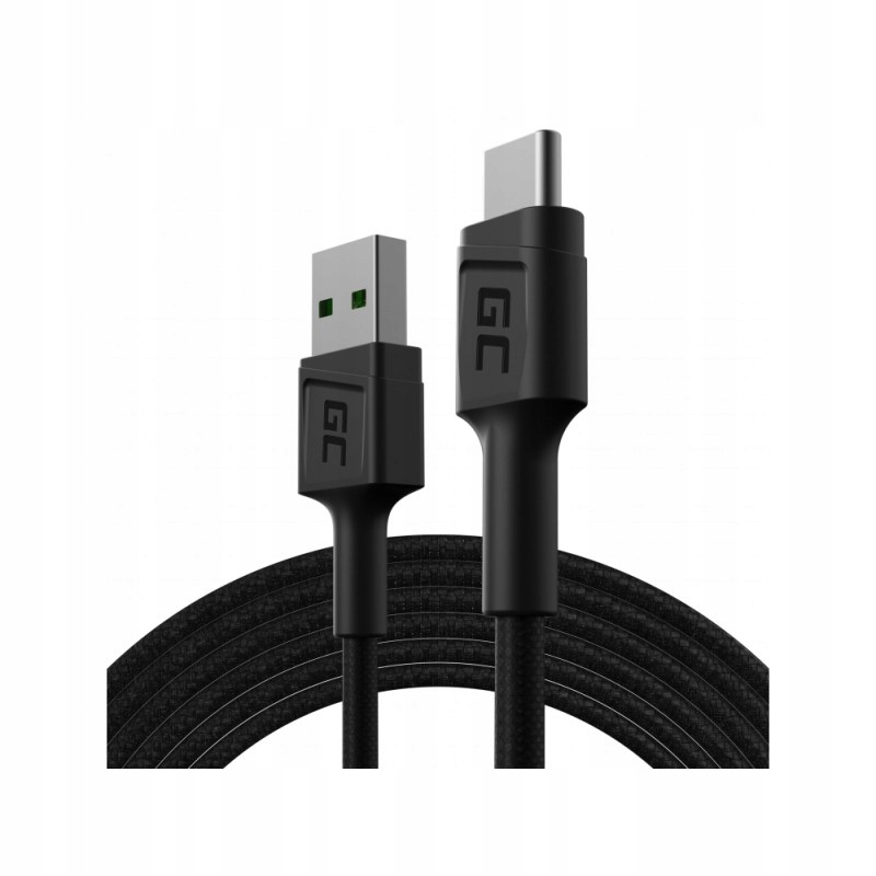 GREEN CELL Kabel GC PowerStream USB - USB-C 120 cm, QC 3.0