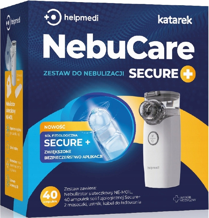 NEBUD CARE SECURE+ZESTAW DO NUBELIZACJI HELMEDI KATAREK