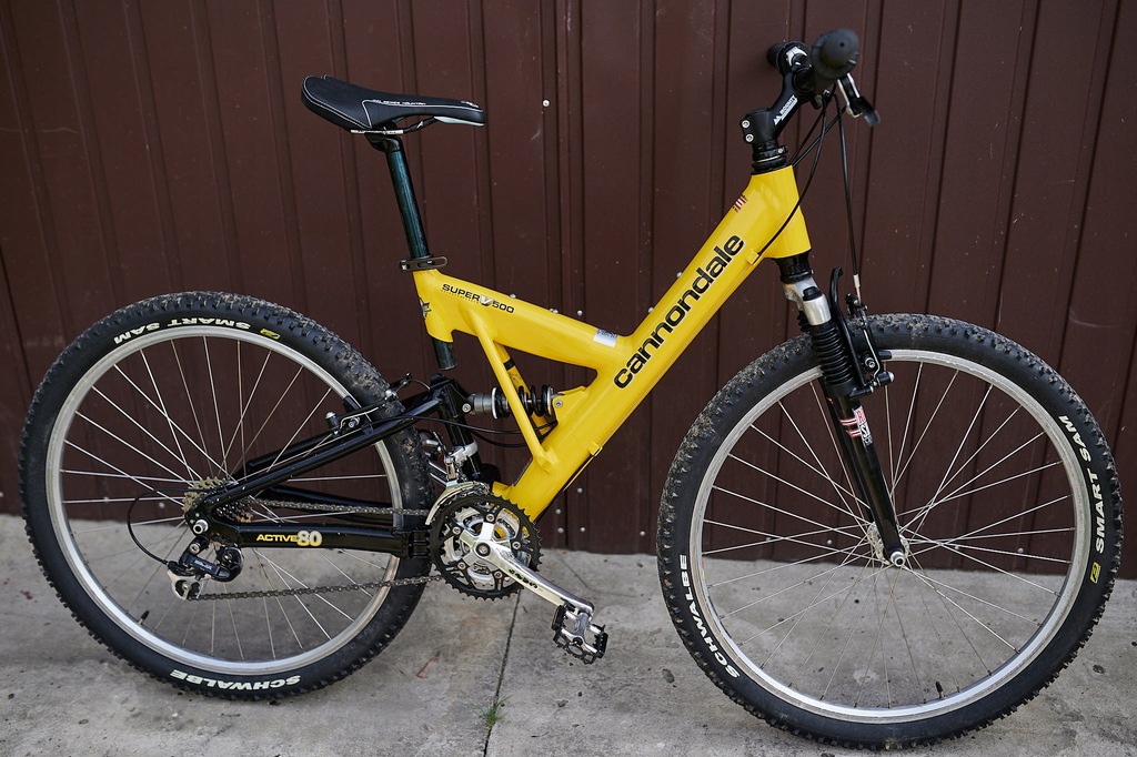 CANNONDALE SUPER V500 rower górski FULL MTB DEORE LX FOX