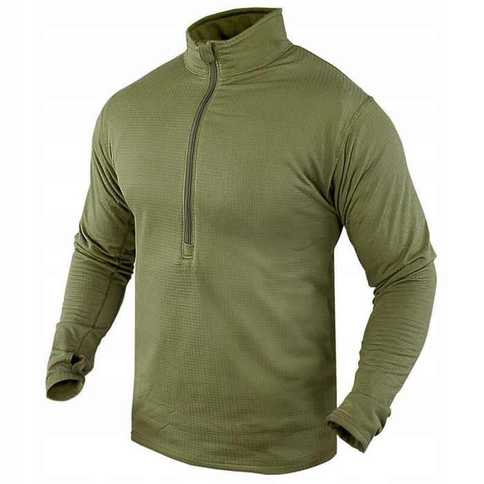 Condor Koszulka Longsleeve Base II Zip Olive XXL