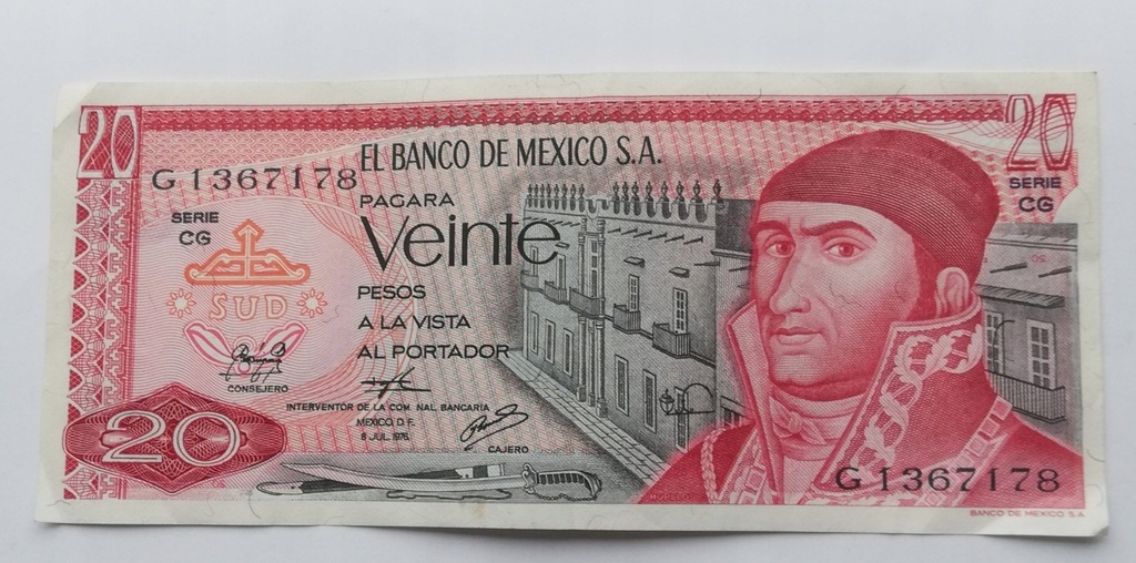 Meksyk 20 peso 1976