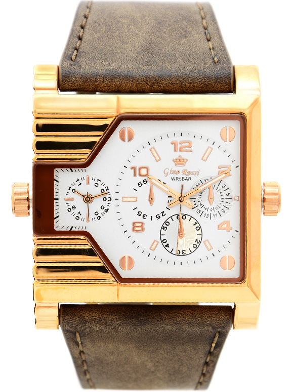 Zegarek męski GINO ROSSI -MOTOR DUAL TIME /5 kolor
