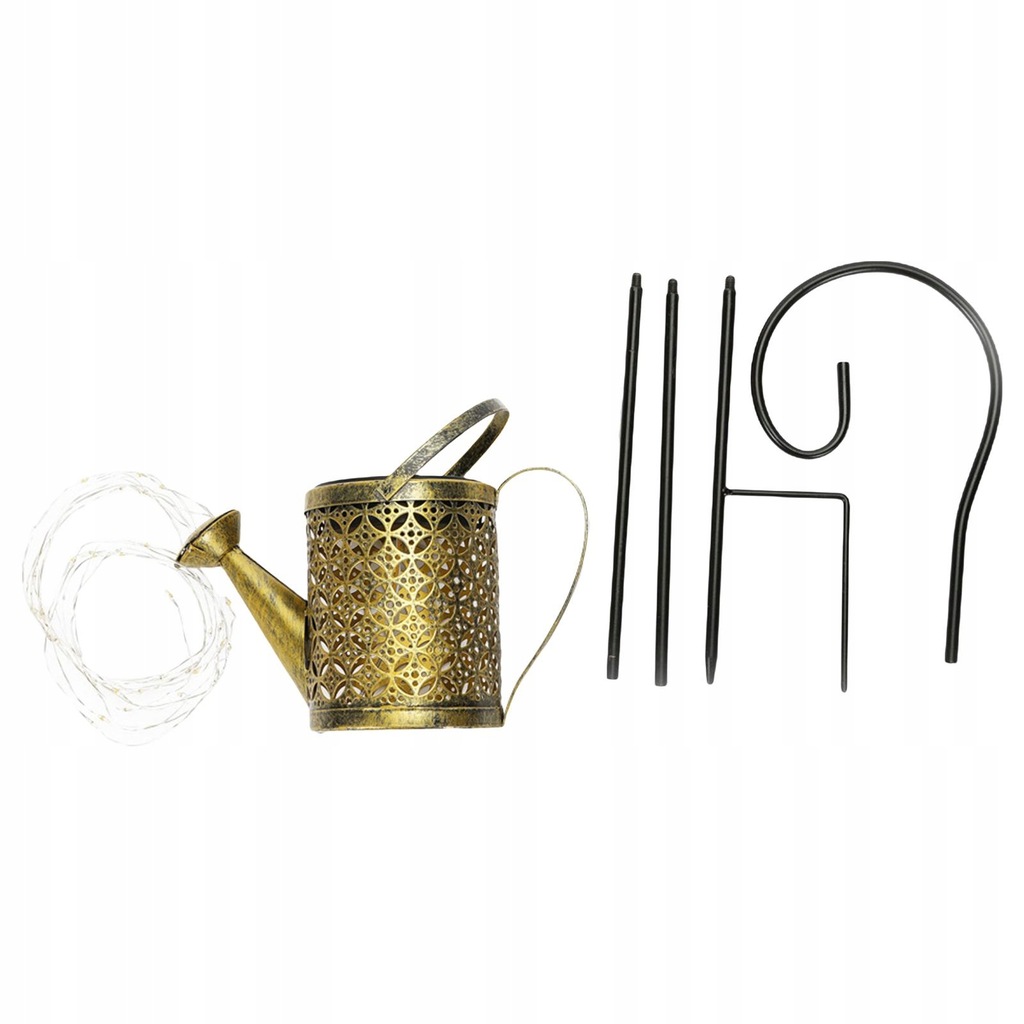 Solar Powered Garden Lights Watering Can Lights for Sidewalk with Stand