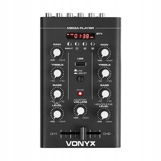 Mikser Vonyx STM500BT DJ 2 - kanałowy USB BT MP3
