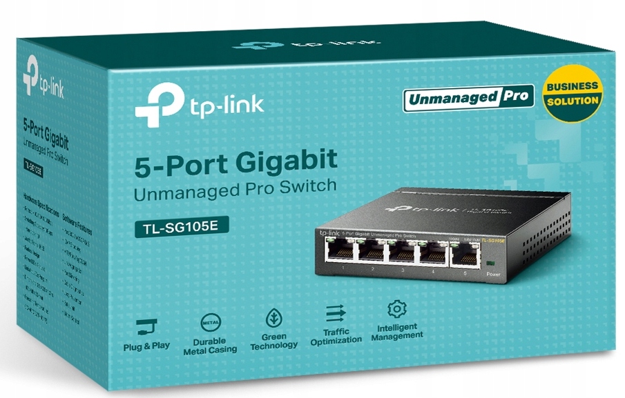 Купить Коммутатор 5-портовый TP-Link TL-SG105E УПРАВЛЯЕМЫЙ ГИГАБИТНЫЙ: отзывы, фото, характеристики в интерне-магазине Aredi.ru