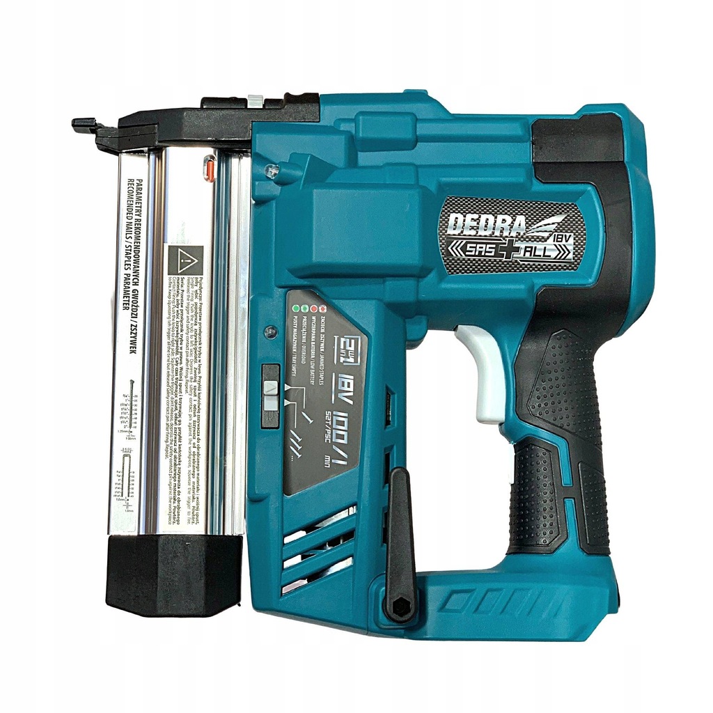 DED GWOŹDZIARKA, ZSZYWACZ 2IN1 DO 50MM 18V