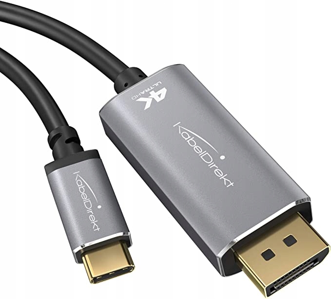 Kabel Direkt USB - USB 3.1 typ C 2 m szary