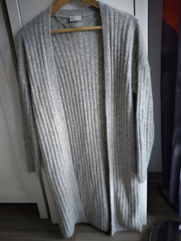 Sweter rozpinany Cubus r. XS jak nowy z wełną