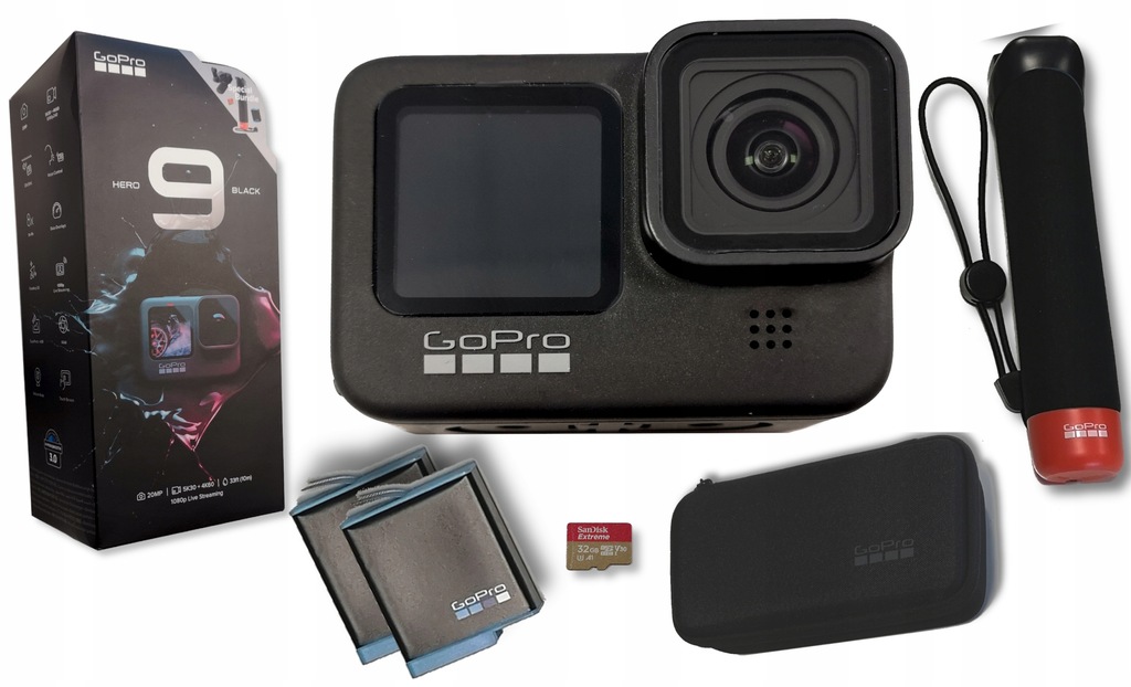 kamerka sportowa GoPro HERO 9 Black Bundle zestaw