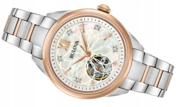 ZEGAREK DAMSKI BULOVA DIAMOND AUTOMATIC 98P170