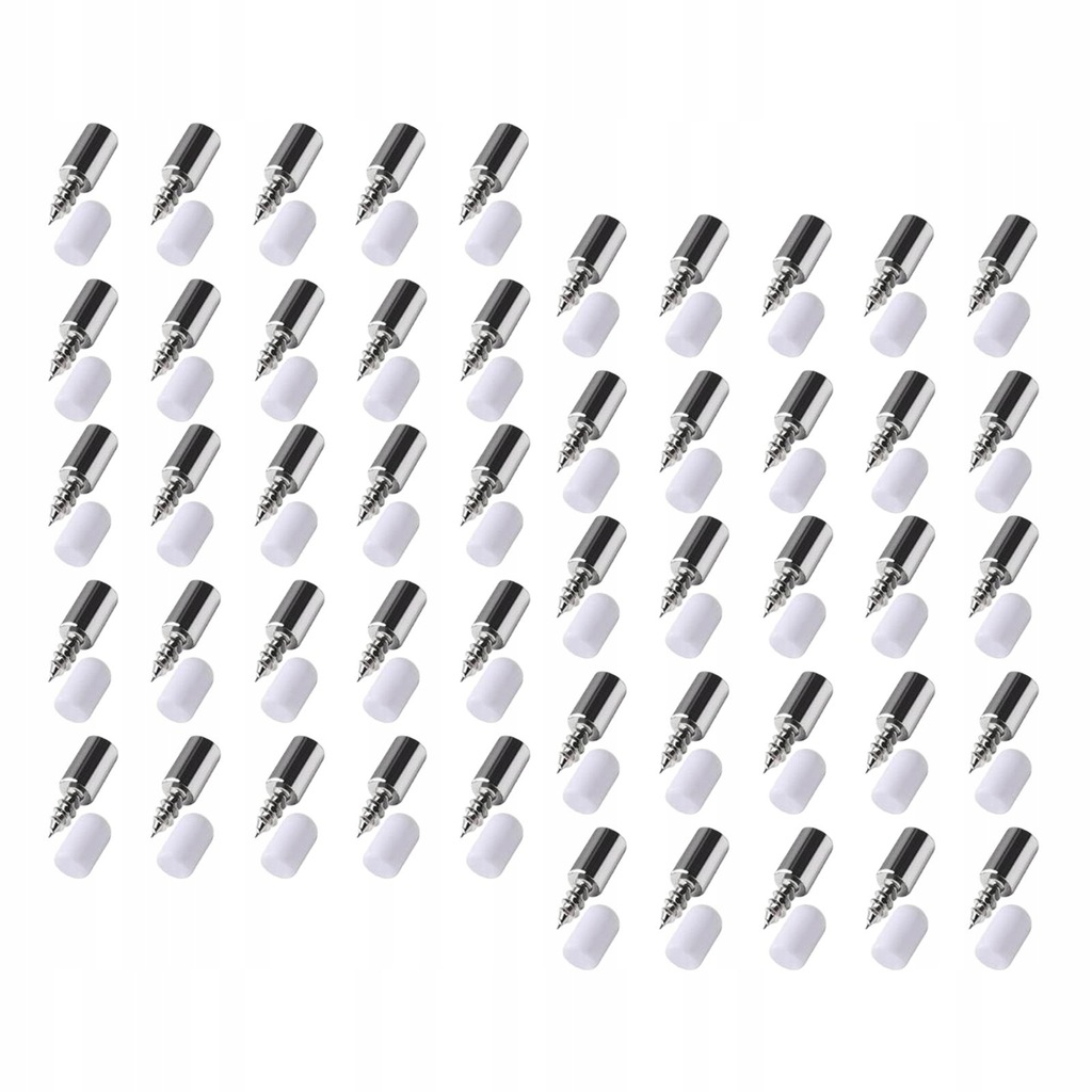 Integrated Self Tapping Screws Wardrobe Cabinet Partition Nails for 50pcs